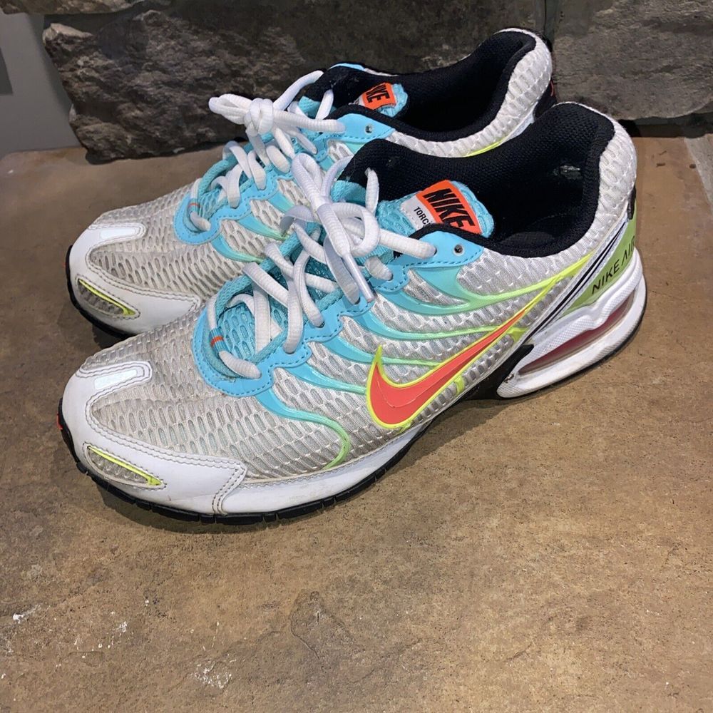 Women's Nike Air Max Torch 4 'White Volt Laser Crimson'‎ Size 10
